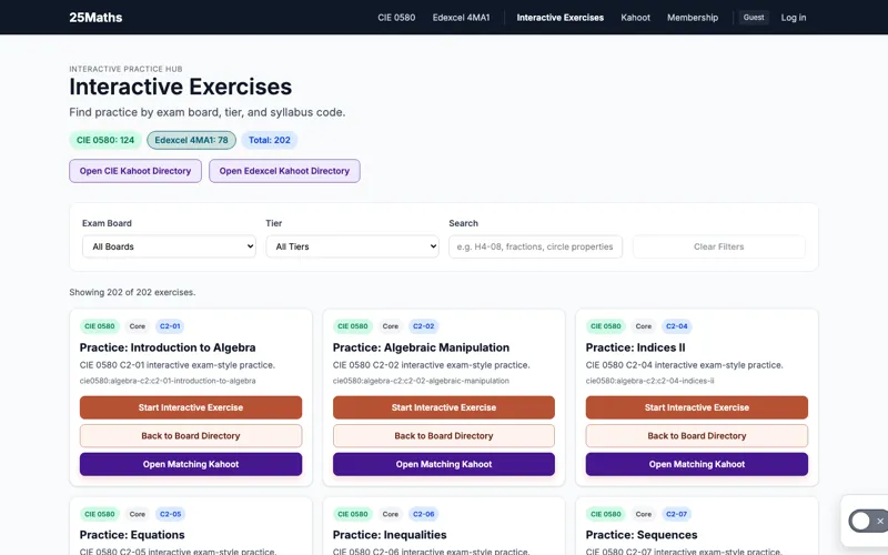 Interactive Exercises